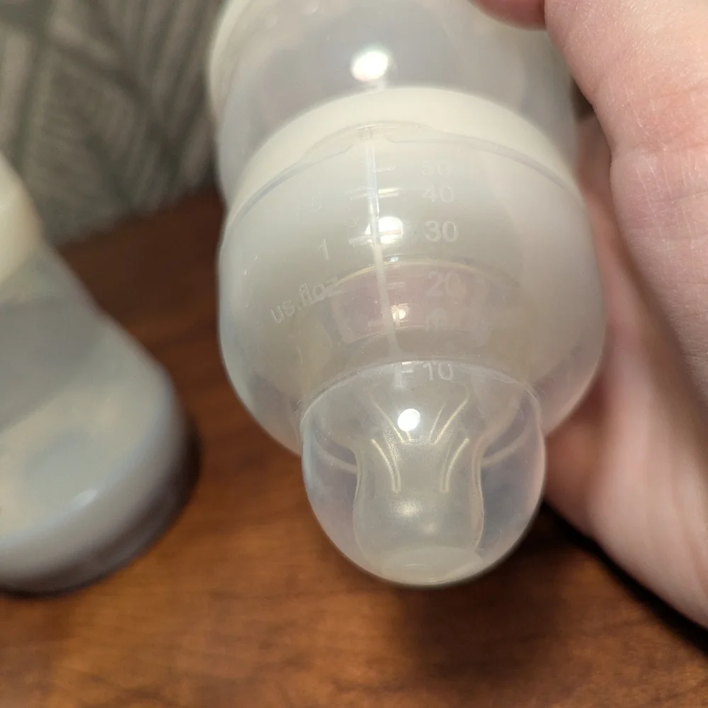 BABY BOTTLES MAM Gray and White Set of SEVEN (7) - Picture 9 of 10